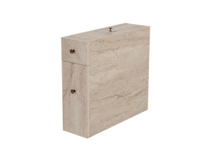 Mobiletto in legno "Calencia" - 20 x 60 x 55 cm - Beige