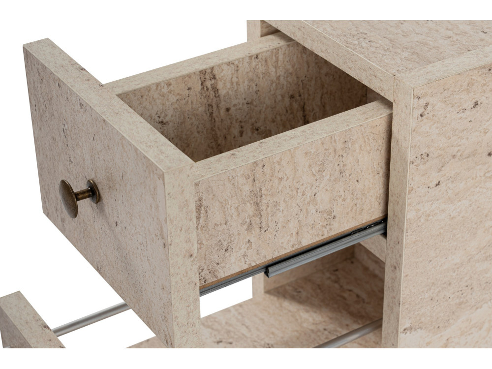 Mobiletto in legno "Calencia" - 20 x 60 x 55 cm - Beige