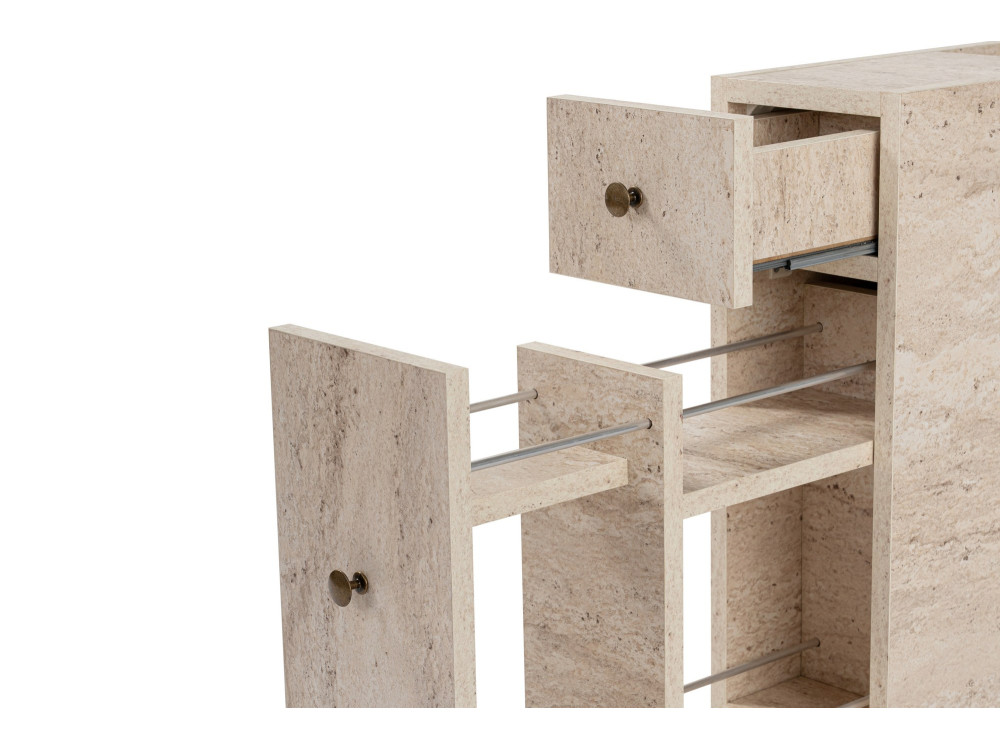 Mobiletto in legno "Calencia" - 20 x 60 x 55 cm - Beige