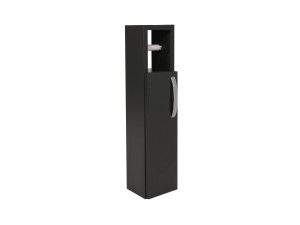 Portarotolo in legno "Star" - 15 x 12 x 65 cm - Grigio antracite