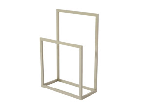 Portasciugamani in metallo "Gediz" - 25 x 60 x 90 cm - Taupe