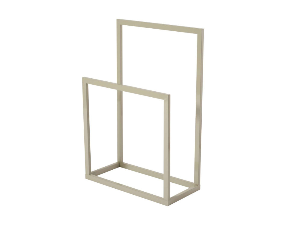 Portasciugamani in metallo "Gediz" - 25 x 60 x 90 cm - Taupe