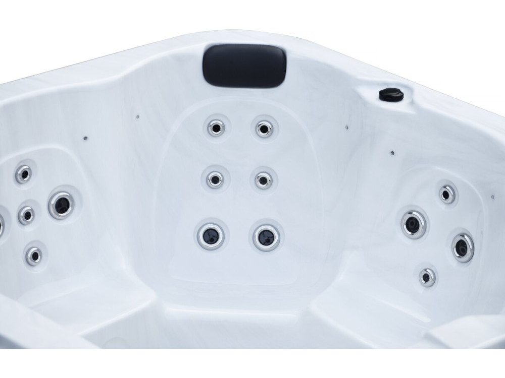 Spa led " Ornella " - 5 posti - 2,15 x 2,15 x 0,88 m