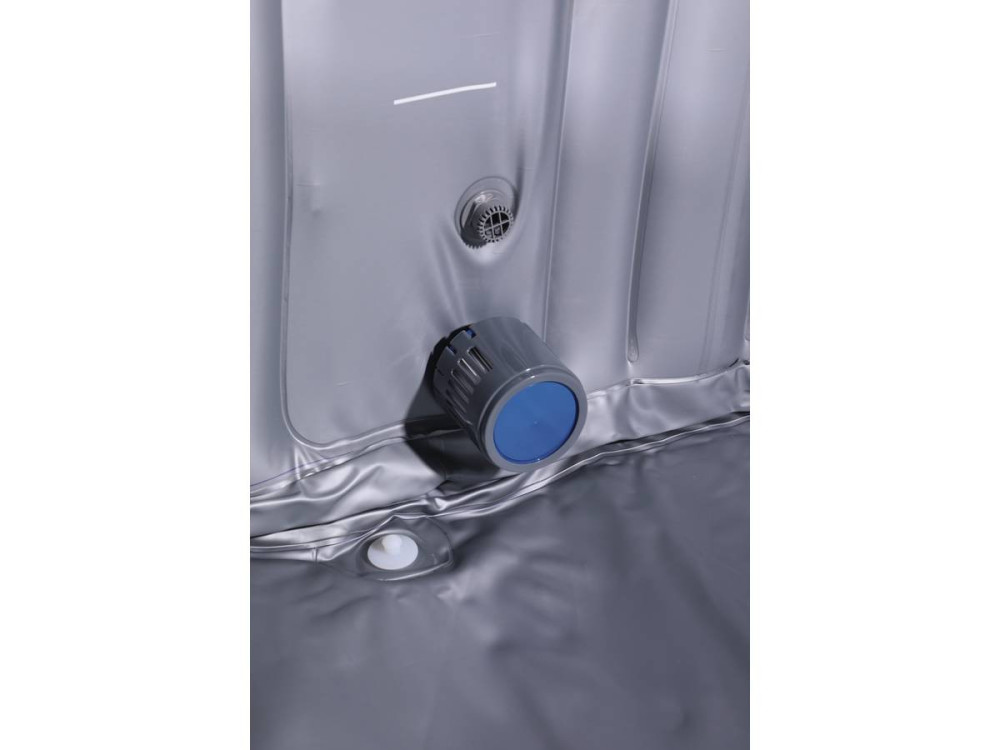 NICE PVC Inflatable Spa - 6 posti - Grigio / Nero