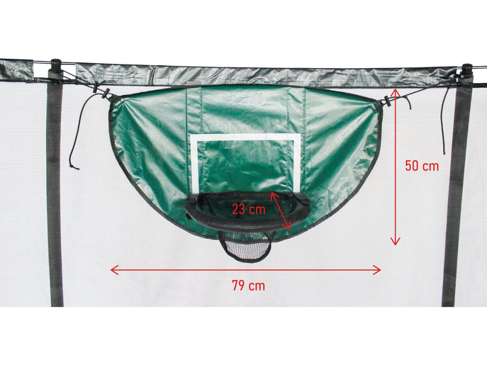 Canestro da basket universale per tappeto elastico "Loopy" - Verde