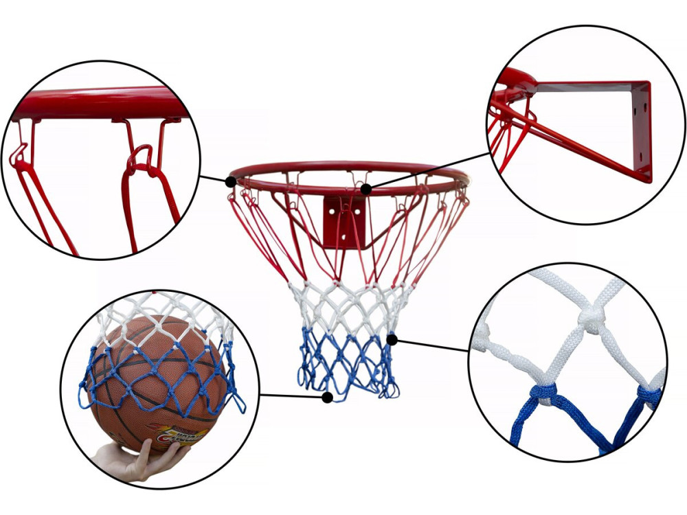 Canestro da basket universale per telaio in legno