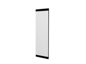 Specchio in legno "Azus" - 40 x 120 cm - Nero