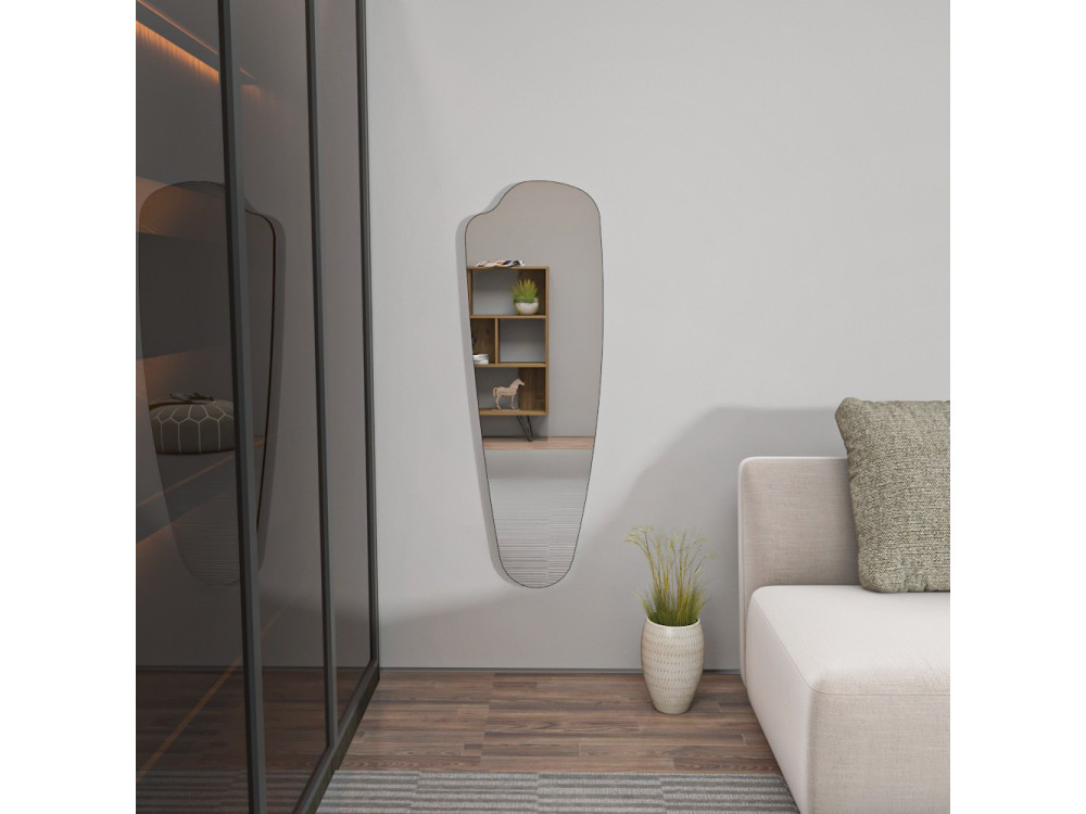 Specchio psichico in legno "Reos" - 40 x 120 cm - Trasparente