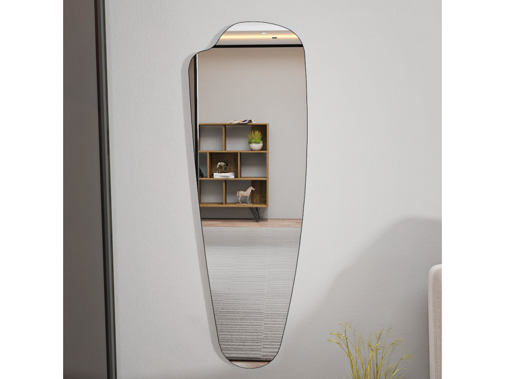 Specchio psichico in legno "Reos" - 40 x 120 cm - Trasparente