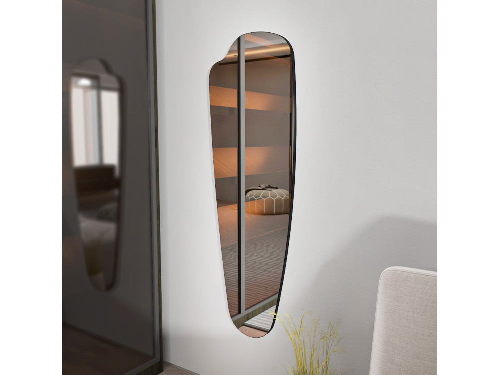 Specchio psichico in legno "Reos" - 40 x 120 cm - Trasparente