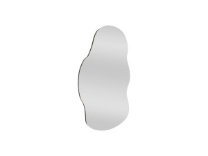 Specchio in legno "Baby" - 40 x 72 cm - Nero
