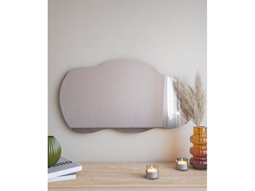 Specchio in legno "Baby" - 40 x 72 cm - Nero