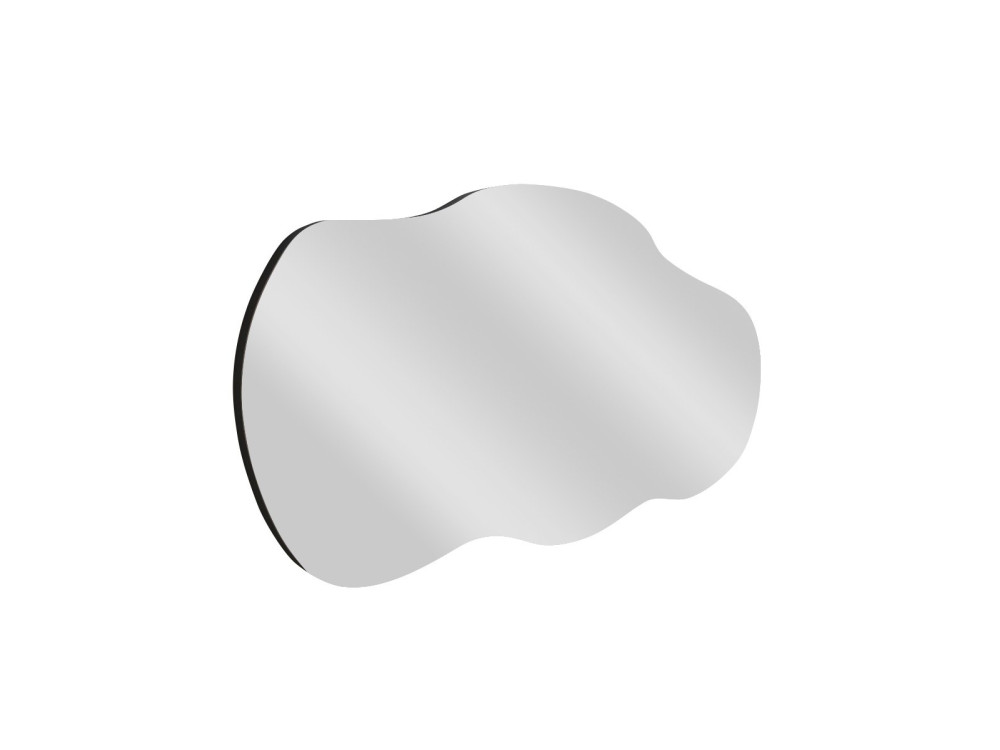 Specchio in legno "Baby" - 40 x 72 cm - Nero