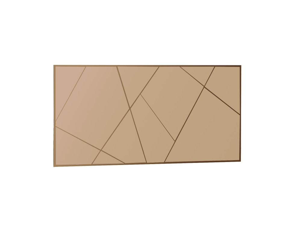 Specchio in legno "Orezo" - 120 x 60 cm - Bronzo