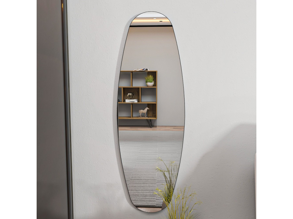 Specchio per cavalli in legno "Venti" - 40 x 120 cm - Trasparente