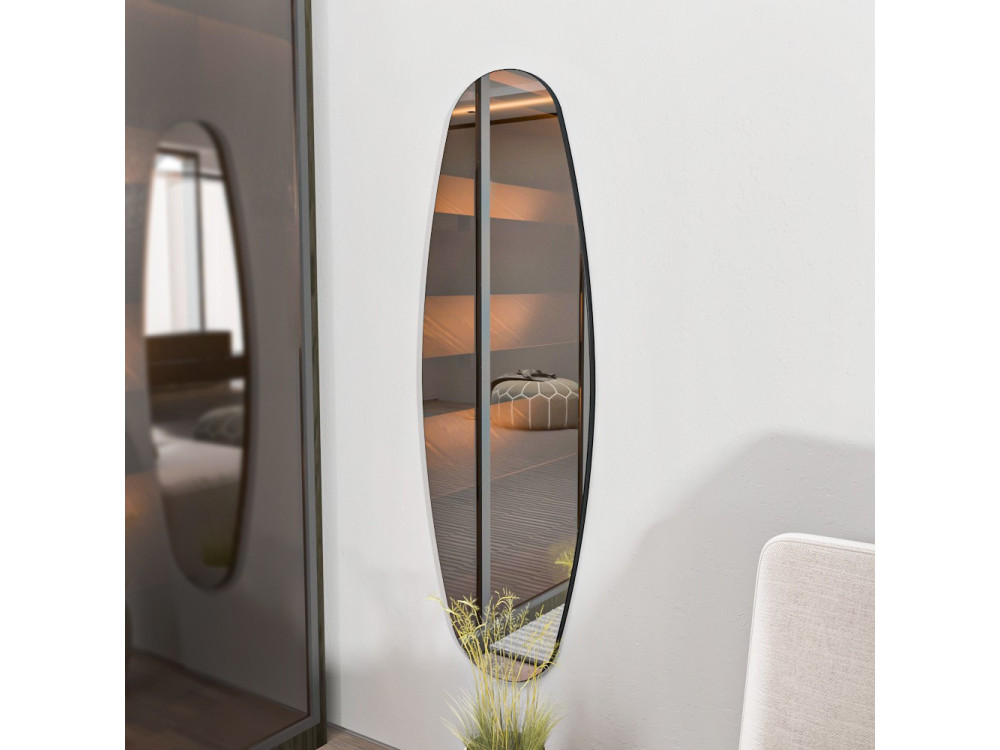 Specchio per cavalli in legno "Venti" - 40 x 120 cm - Trasparente