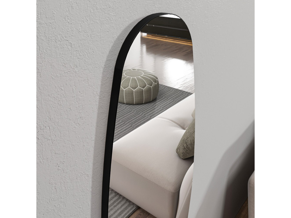 Specchio per cavalli in legno "Venti" - 40 x 120 cm - Trasparente