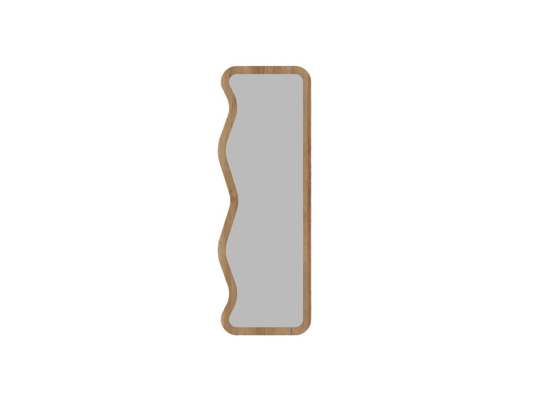 Specchio in legno "Asel" - 50 x 160 cm - Beige