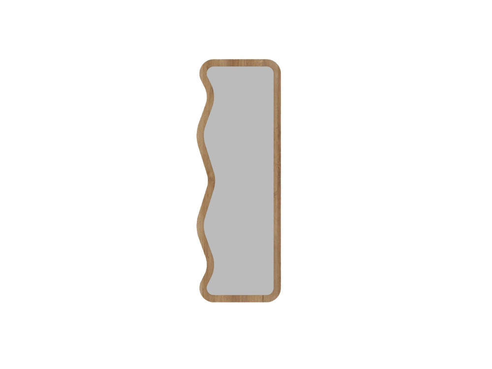 Specchio in legno "Asel" - 50 x 160 cm - Beige