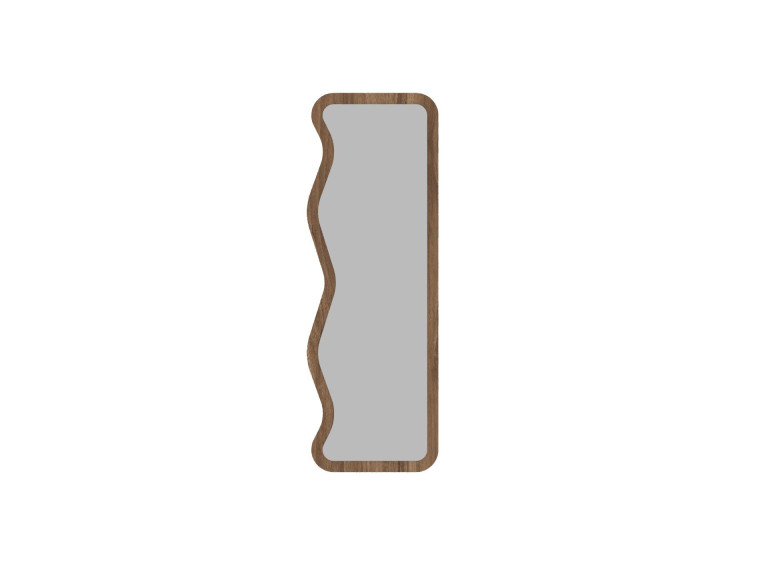Specchio in legno "Asel" - 50 x 160 cm - Marrone