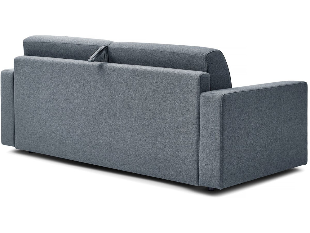 Divano trasformabile in tessuto express "Diana" - letto 140 cm - 3 posti - Grigio