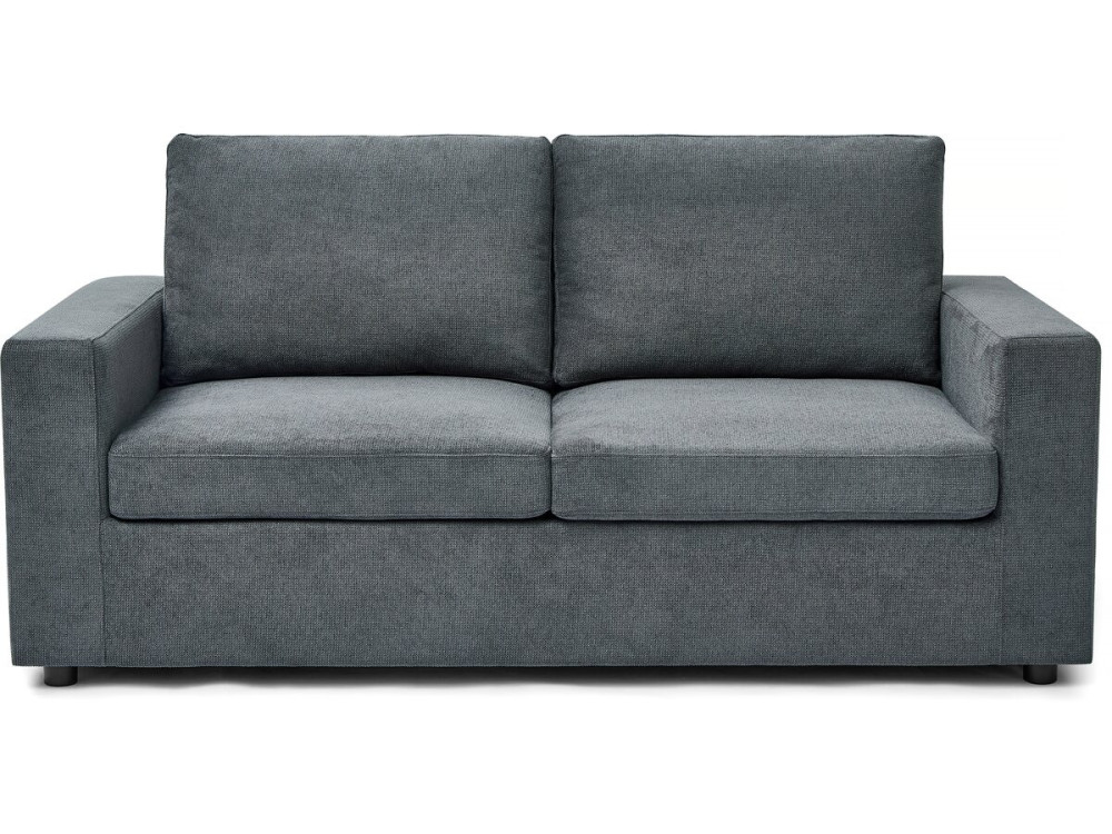 Divano letto "Elena" Express in tessuto - 3 posti - 140 cm - Grigio