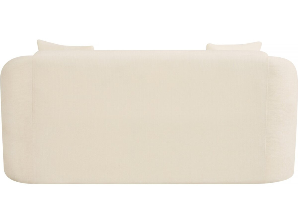 Divano fisso diritto in tessuto "Ondine" - 2 posti - Beige