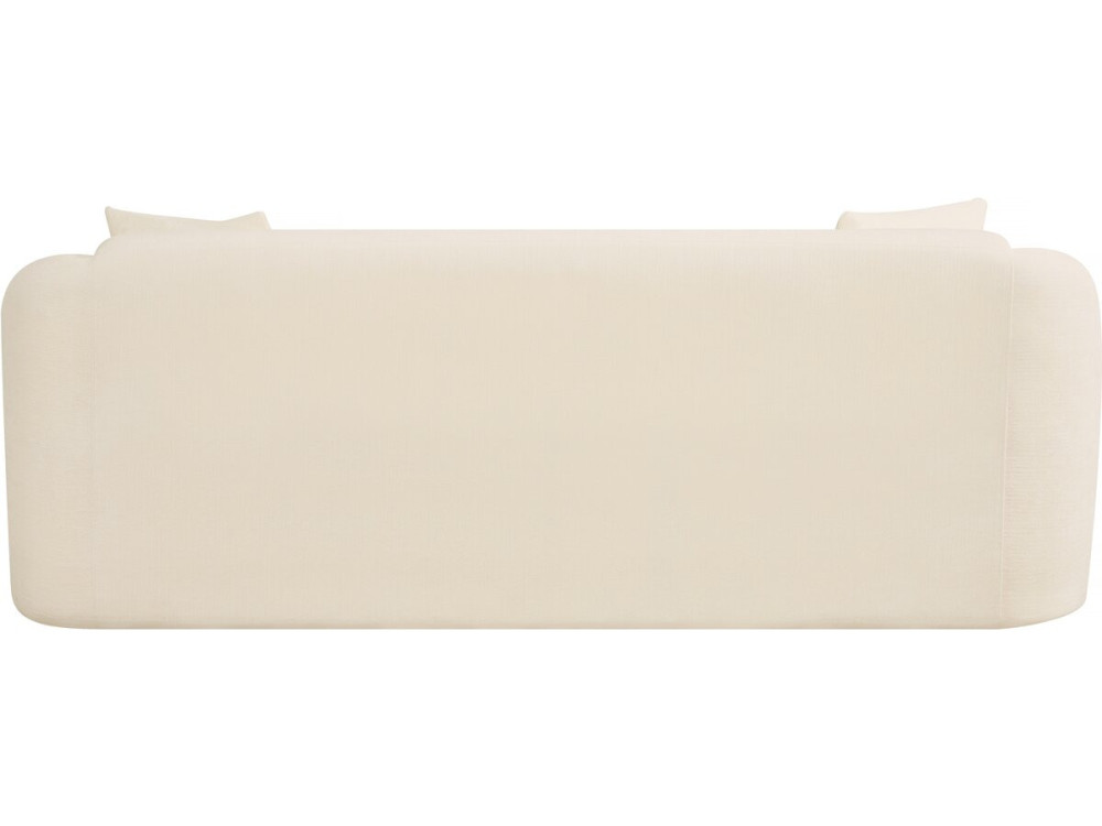 Divano fisso diritto in tessuto "Ondine" - 3 posti - Beige