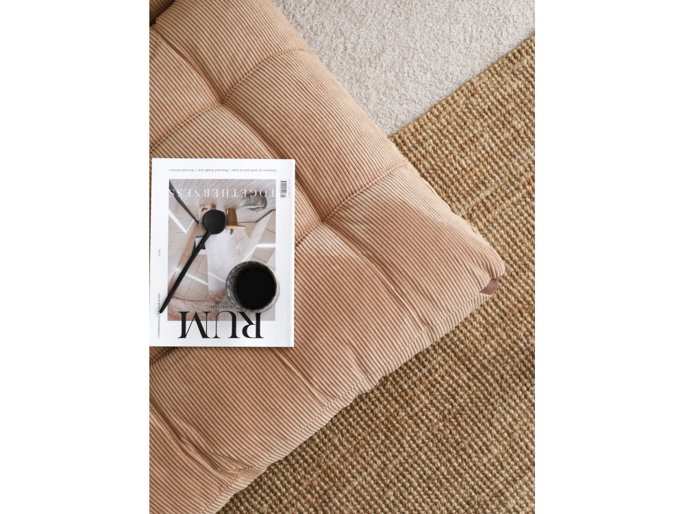 Divano letto in tessuto "Fold" a 2 posti - 120 x 75 x 79 cm - Marrone