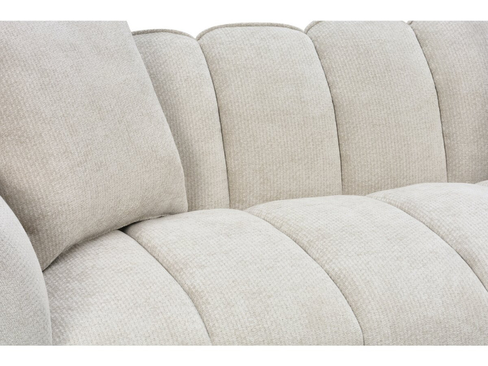 Divano lineare in tessuto stile "Balzac" - 3 posti - Beige