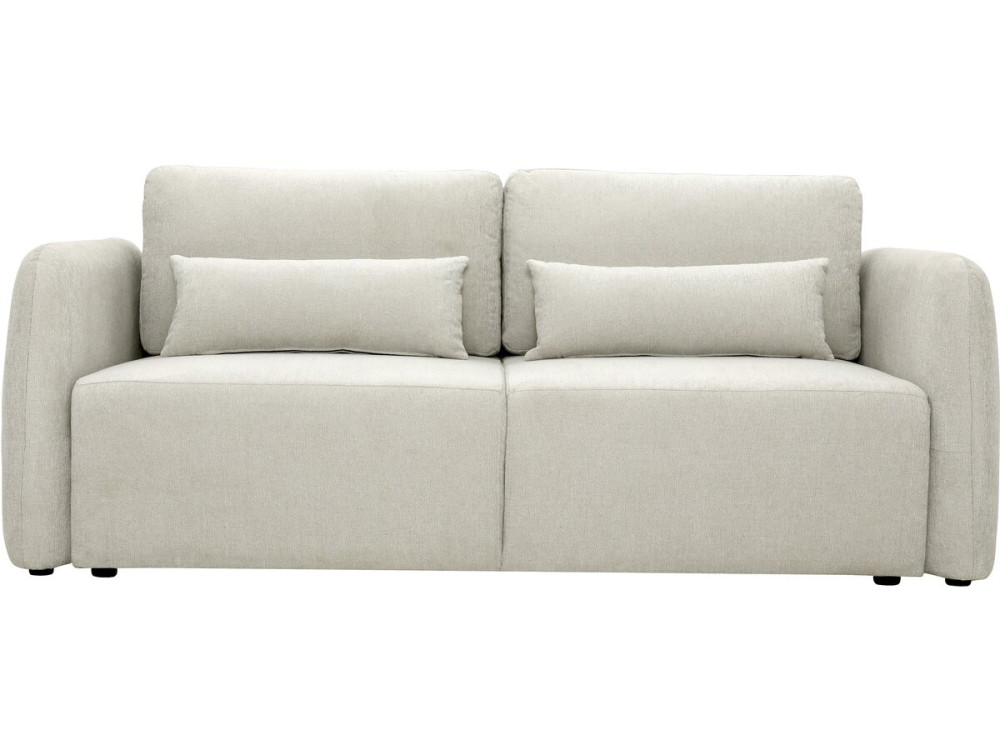 Divano a 3 posti in tessuto "Concorde", trasformabile in letto - Beige