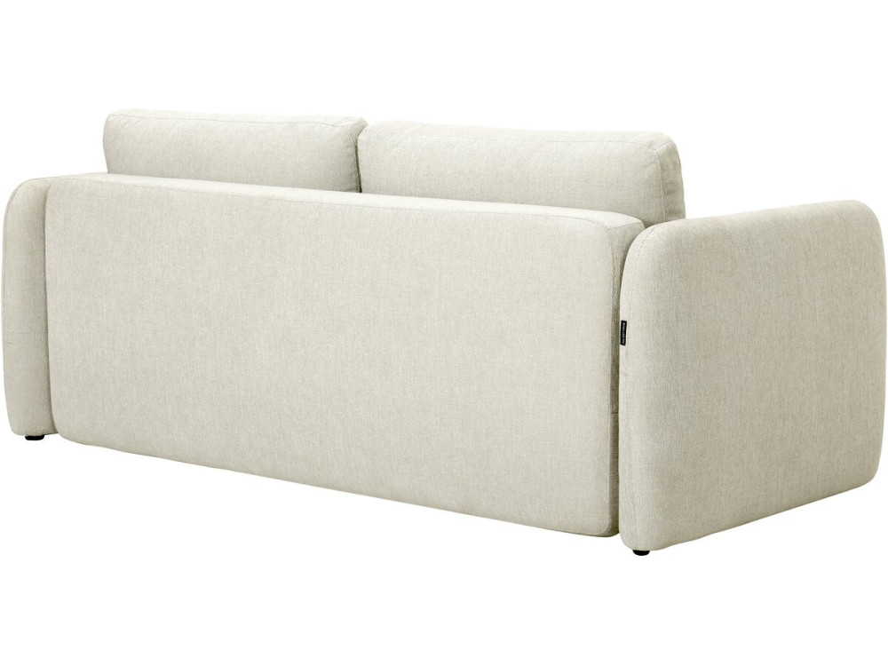 Divano a 3 posti in tessuto "Concorde", trasformabile in letto - Beige