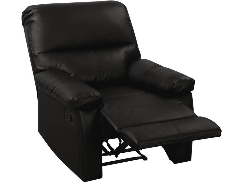 Poltrona relax "Lincoln" - Nero