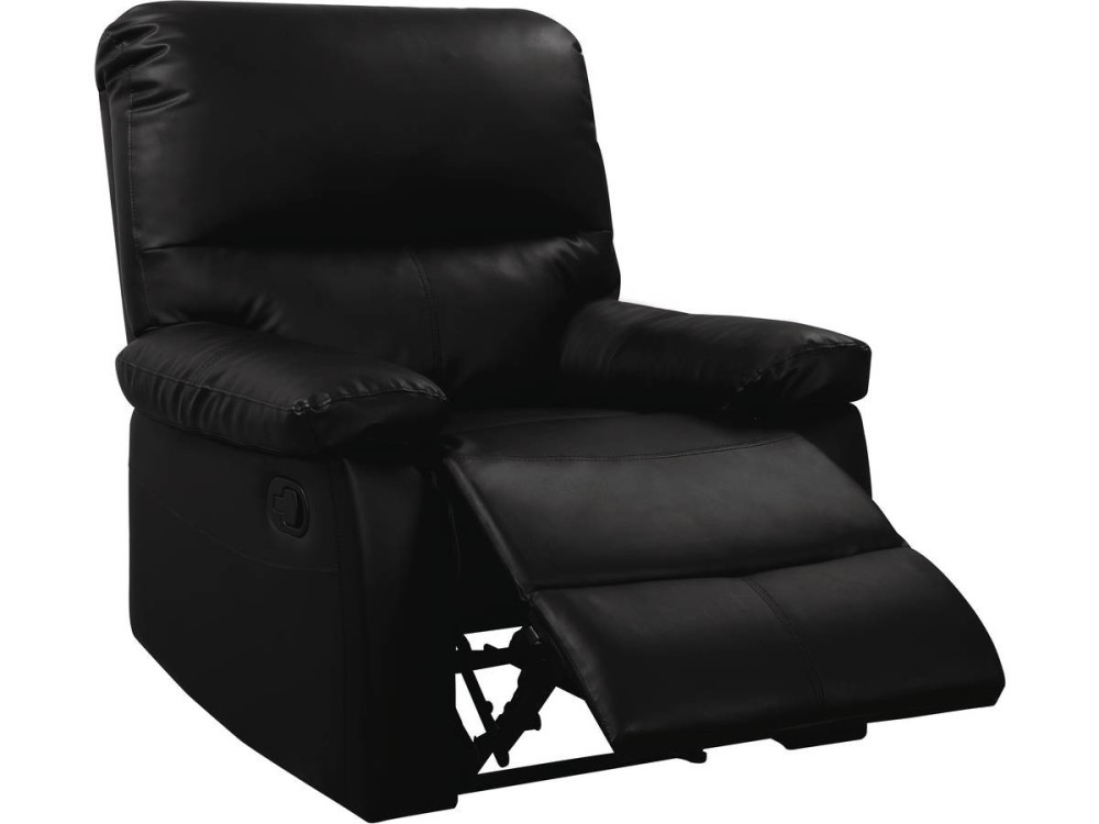 Poltrona relax "Lincoln" - Nero