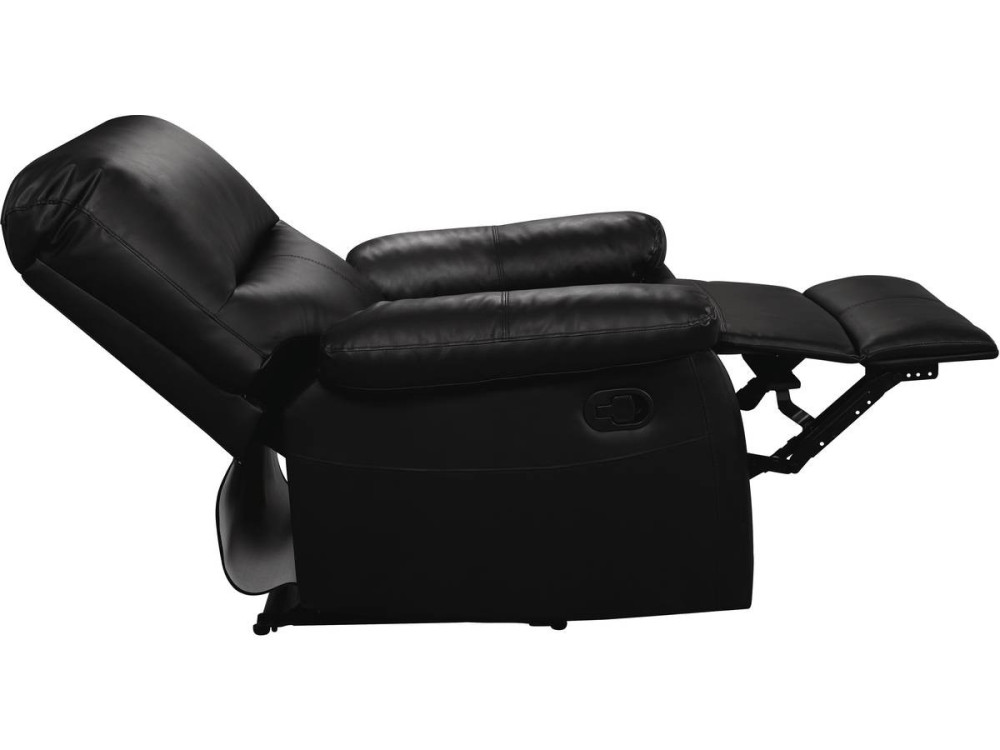 Poltrona relax "Lincoln" - Nero