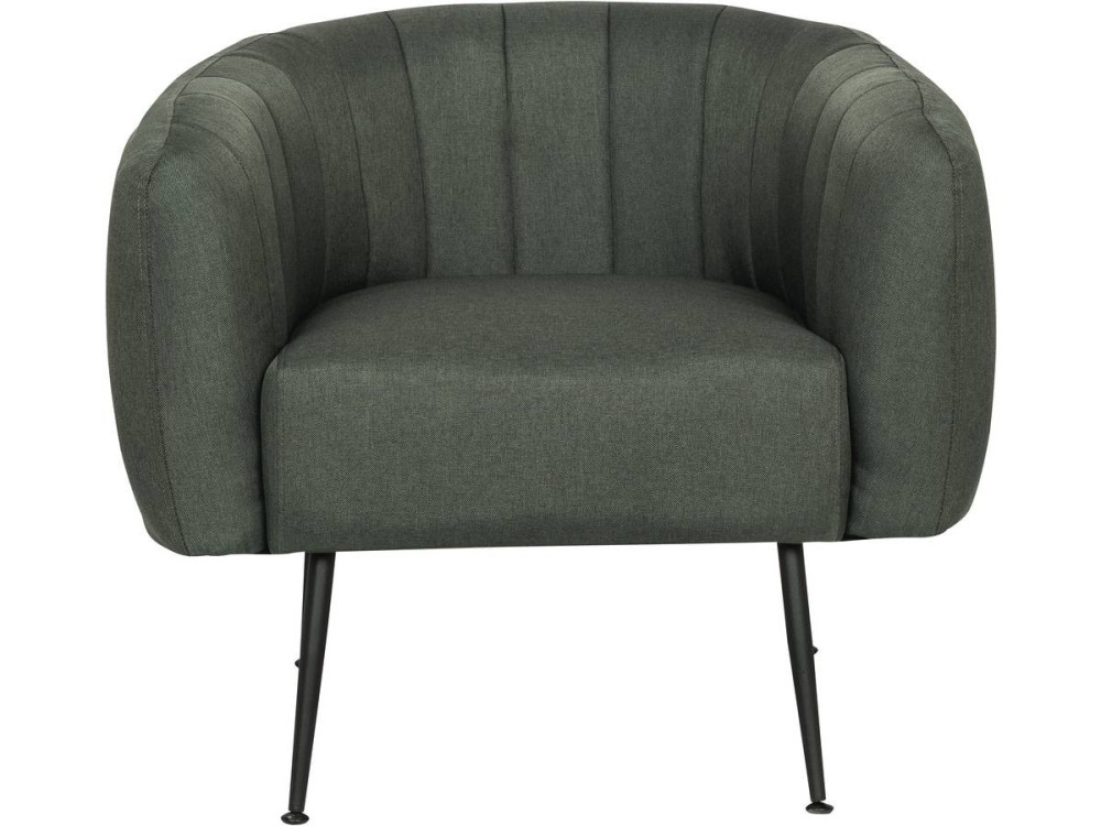 Poltrona in tessuto "Diana" - Grigio scuro