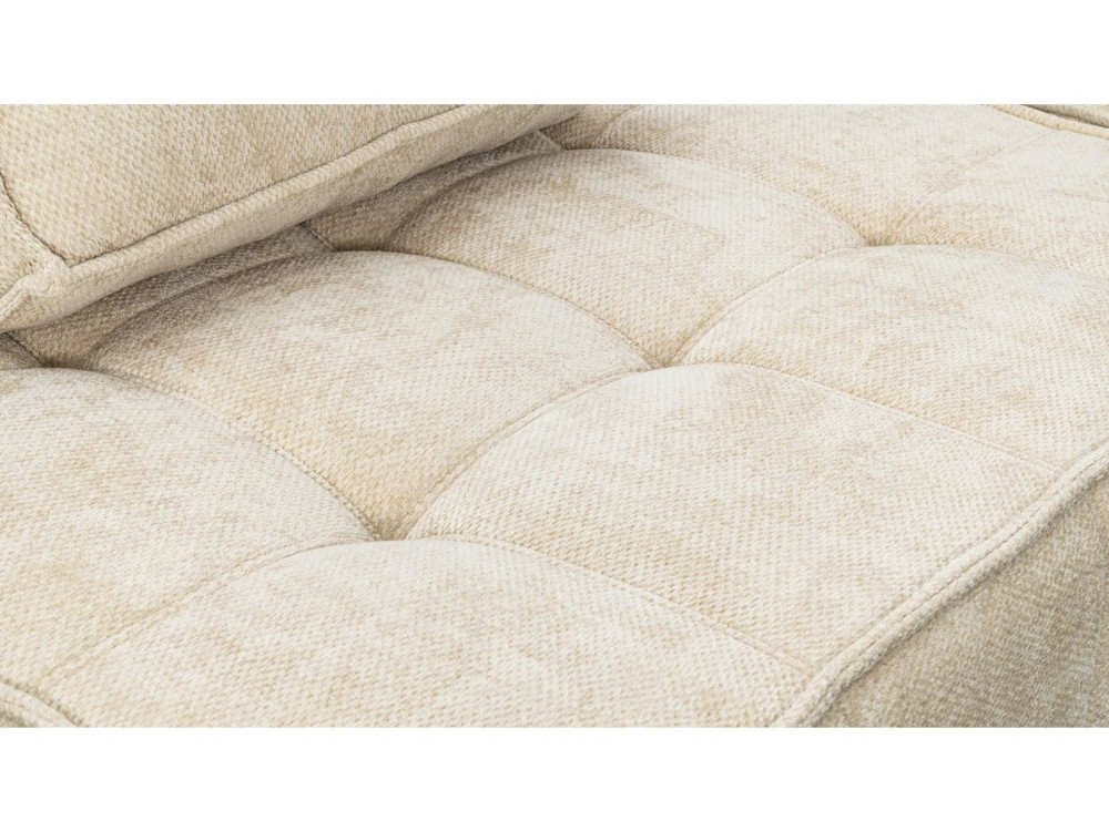 Poltrona in velluto - 96 x 100 x 89 cm - Beige