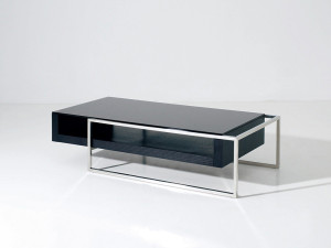 Tavolino "Julie" - 130 x 63,8 x 33,7 cm - Nero