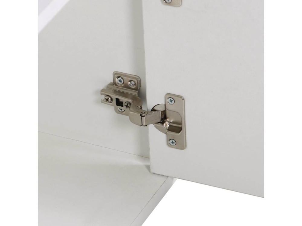 Tavolino "Melinda" - Bianco/Rovere