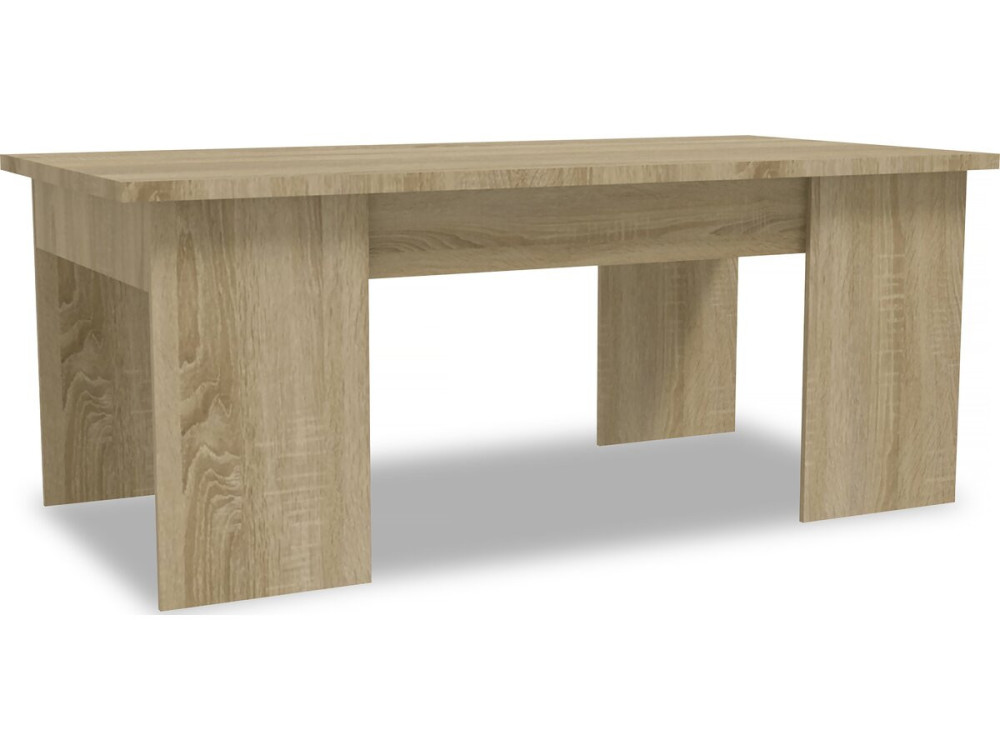 Tavolino "Diana" - 102 x 50 x 43 cm - Rovere