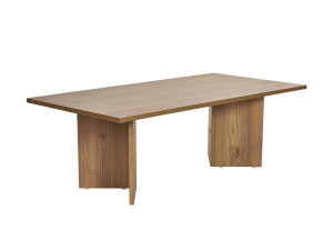 Tavolino da caffè in legno "Sabin" - 60 x 119 x 40 cm - Rovere