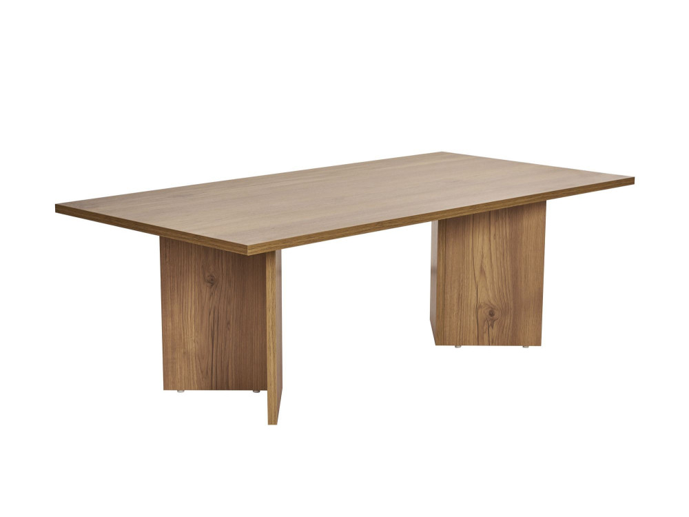 Tavolino da caffè in legno "Sabin" - 60 x 119 x 40 cm - Rovere