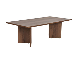 Tavolino da caffè in legno "Sabin" - 60 x 119 x 40 cm - Noce
