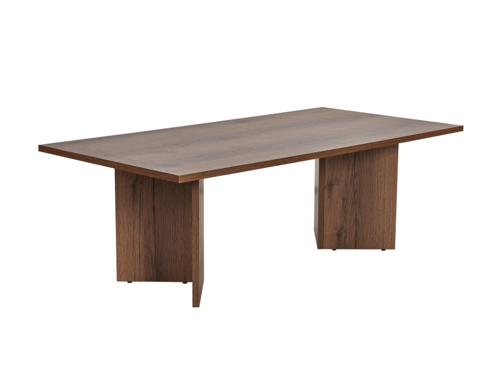 Tavolino da caffè in legno "Sabin" - 60 x 119 x 40 cm - Noce