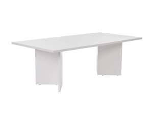 Tavolino in legno "Sabin" 119 x 60 x 40 cm - Bianco