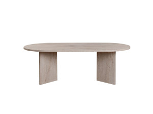 Tavolino da caffè in legno "Sabbia" - 60 x 119 x 40 cm - Travertino