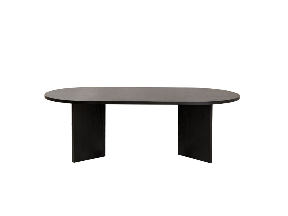 Tavolino da caffè in legno "Sand" - 60 x 119 x 40 cm - Legno nero