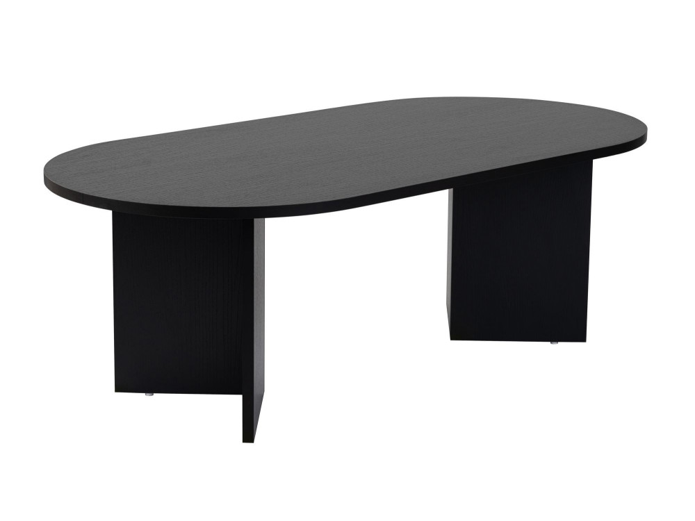 Tavolino da caffè in legno "Sand" - 60 x 119 x 40 cm - Legno nero