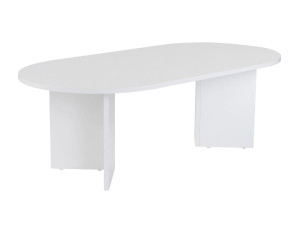 Tavolino da caffè in legno "Sabbia" - 60 x 119 x 40 cm - Bianco