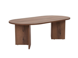 Tavolino da caffè in legno "Sabbia" - 60 x 119 x 40 cm - Noce